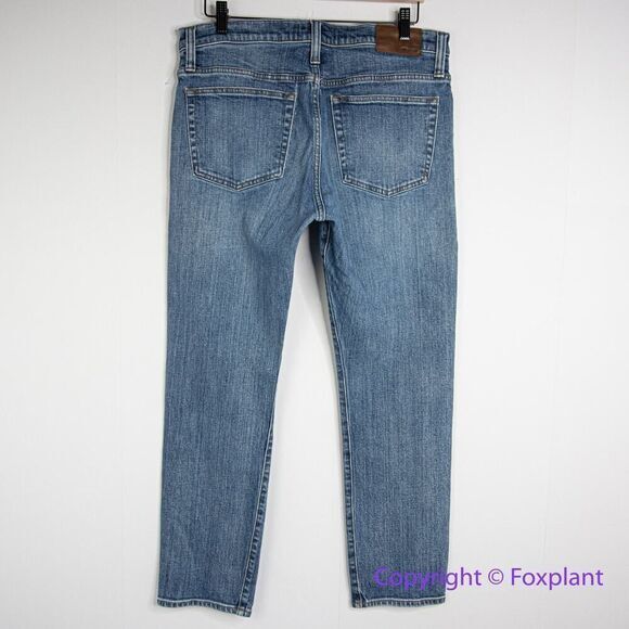 Madewell (flawed) men's Slim Authentic Flex Jeans in Seaward Wash, 34*30 - Picture 7 of 15